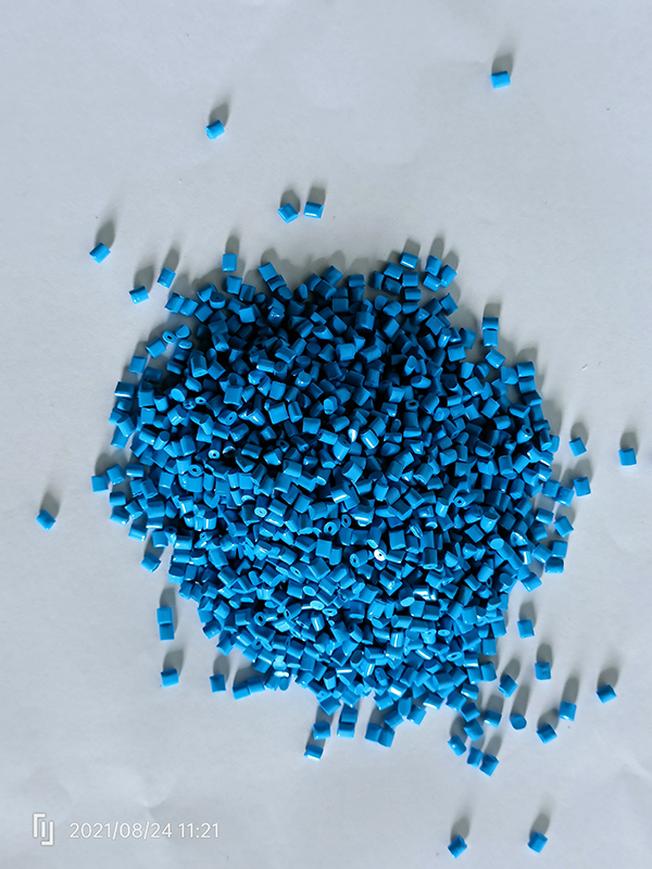 PE HD blue raw material
