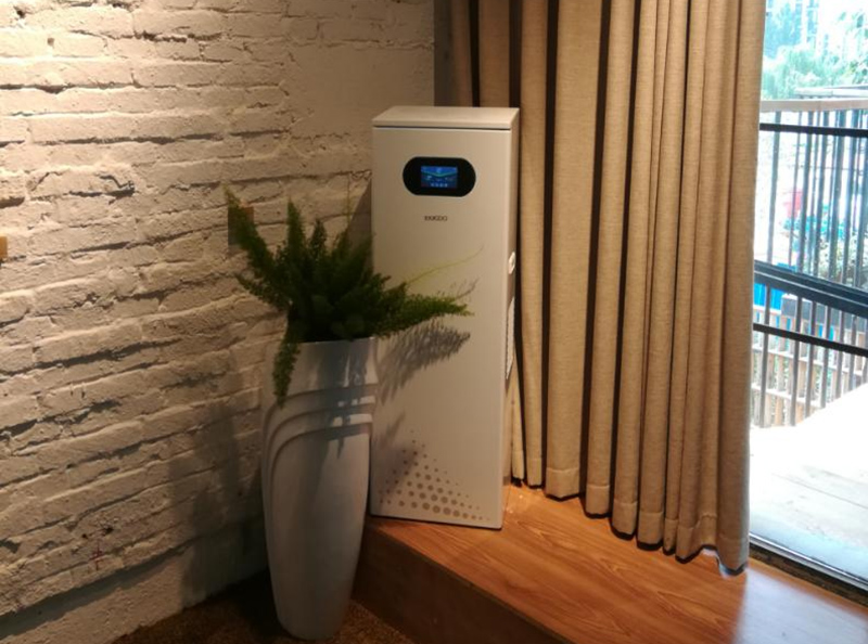 large air volume cabinet type fresh air purifier